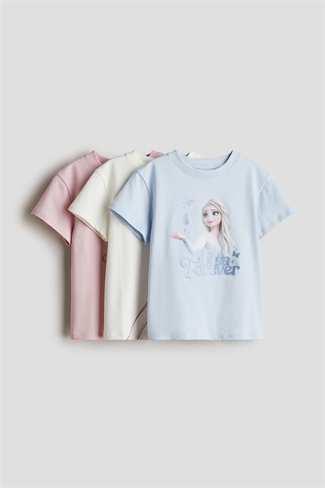 Футболка с принтом из трикотажа, 3 шт 0937175053 - Фото 13785942