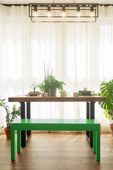 Скамья из массива лакированной сосны 1288813001 - Фото 13788731