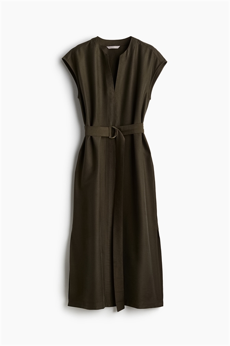 Платье-миди с поясом 1242267002 - Фото 13790027