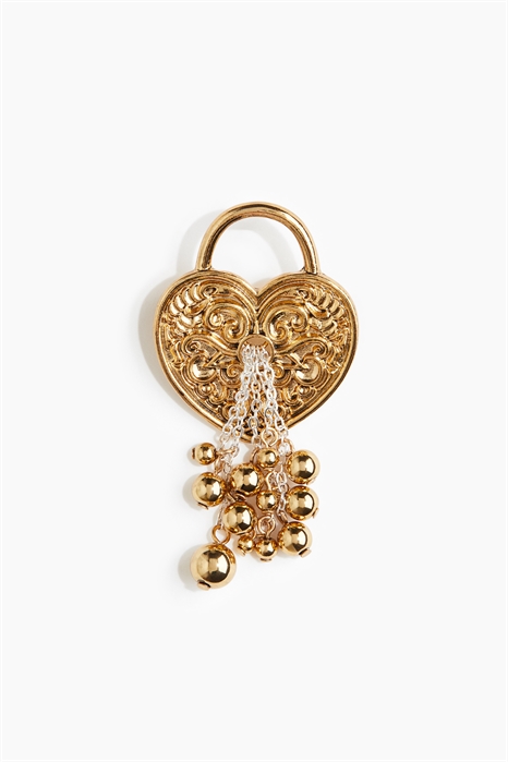 Металлическая брошь в форме сердца 1310391001 - Фото 13793625