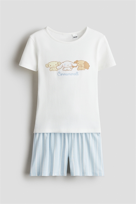 Пижама из хлопкового трикотажа с принтом 1297208002 - Фото 13794920