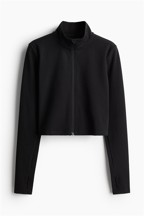 Обрезанная спортивная куртка на молнии из ткани DryMove™ 1235647001 - Фото 13795516