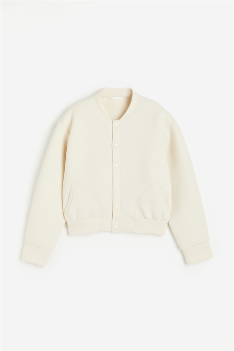 Куртка-бомбер из джерси оверсайз 1225009003 - Фото 13796645