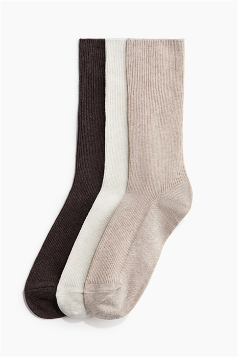 Ребристые носки 3 шт. 1104410031 - Фото 13797831