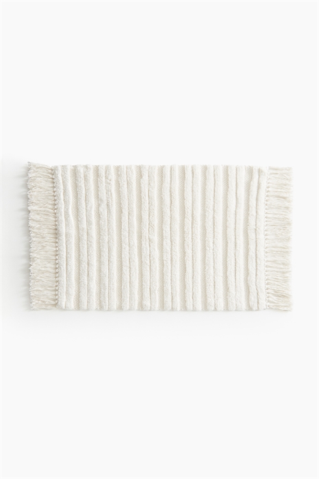 Коврик для ванной из хлопка с бахромой 1261325002 - Фото 13798395