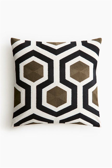 Чехол для подушки из хлопкового бленда с вышивкой 1271032002 - Фото 13798524