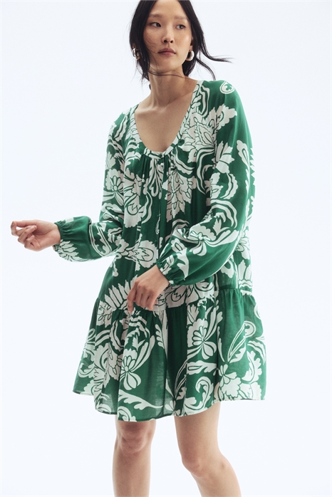 Платье-туника на пуговицах 1302090005 - Фото 13799441