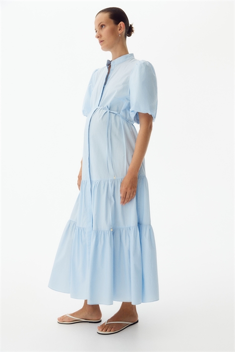 MAMA Многоярусное хлопковое платье 1289697002 - Фото 13799701