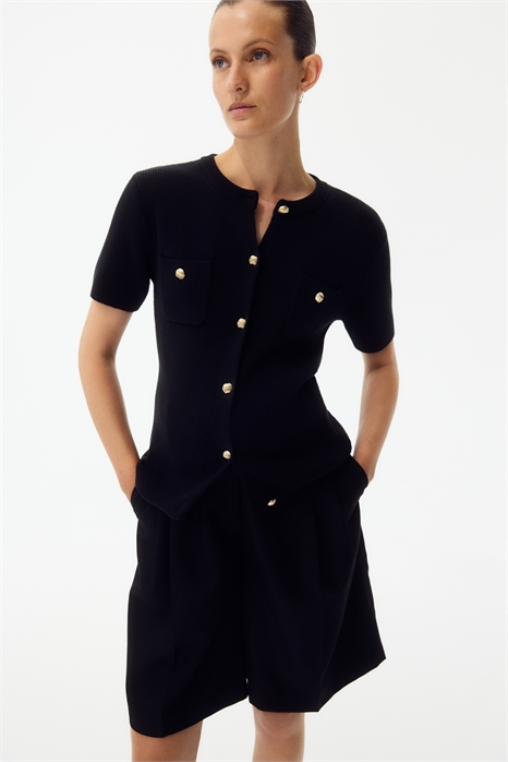 MAMA Кардиган с ребристой вязкой 1288632002 - Фото 13799777