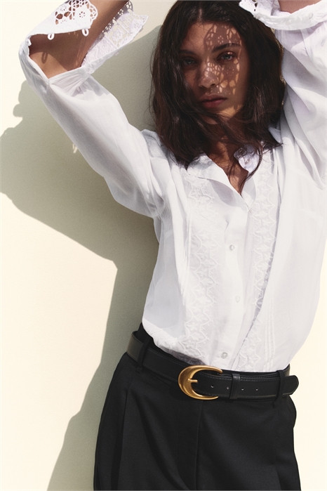 Блузка с вышивкой 1295100001 - Фото 13801808