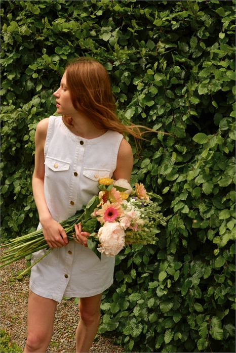 Джинсовое платье без рукавов 1295460002 - Фото 13801819