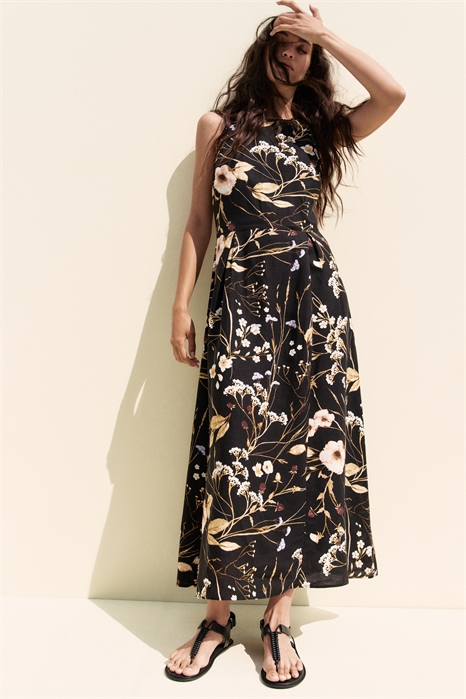 Платье из льняного бленда 1299923001 - Фото 13802063