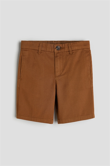 Хлопковые шорты-чинос 1122706008 - Фото 13806709