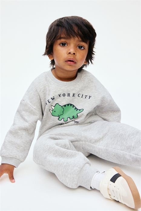 Комплект толстовок из 2 частей с набивным рисунком с начесом внутри 1292690002 - Фото 13808606