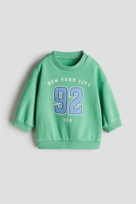 Толстовка с мотивом и матовой изнанкой 1296500003 - Фото 13808644