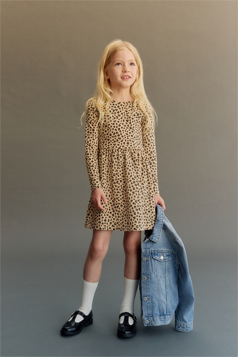 Хлопковое платье с принтом 1245392018 - Фото 13809226