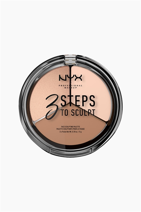 Палетка для скульптурирования лица 3 Steps To Sculpt 0618090001 - Фото 13810711