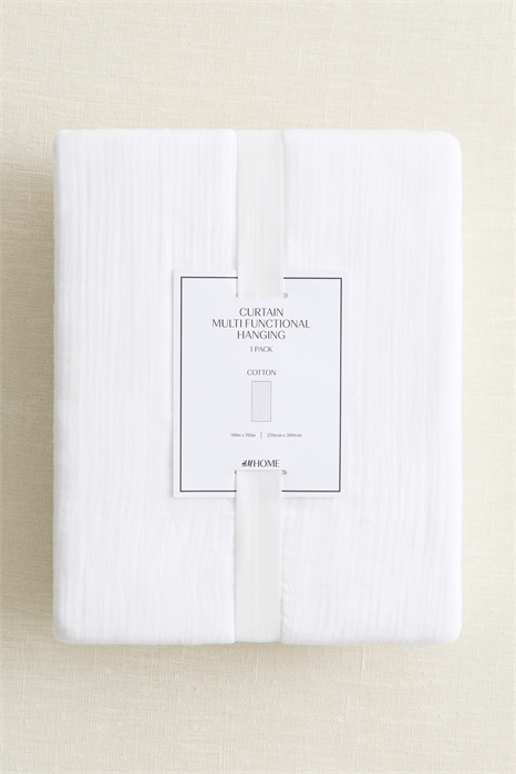 Длинные и широкие шторы из муслина в упаковке по 1 штуке 1268298001 - Фото 13811289