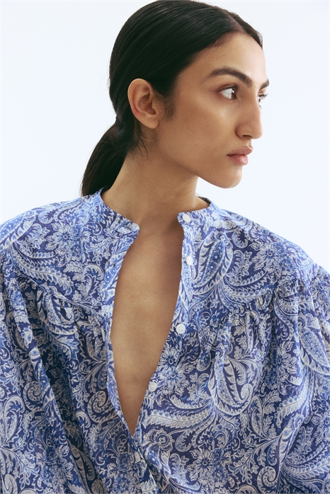 Хлопковая блузка 1270759002 - Фото 13811592