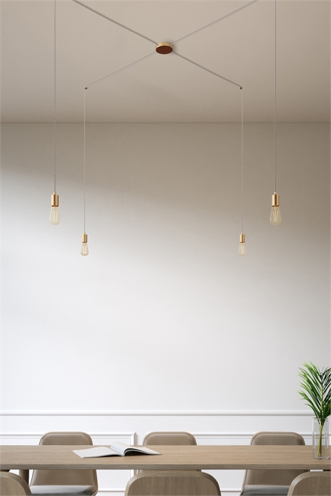 Потолочный светильник Spider с 4 лампочками 1204366001 - Фото 13812363