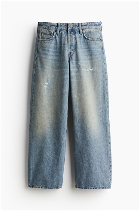 Широкие низкие джинсы 1199190023 - Фото 13812576