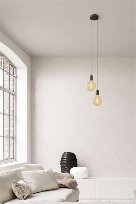 Подвесной светильник с 2 лампочками 1204384001 - Фото 13812750