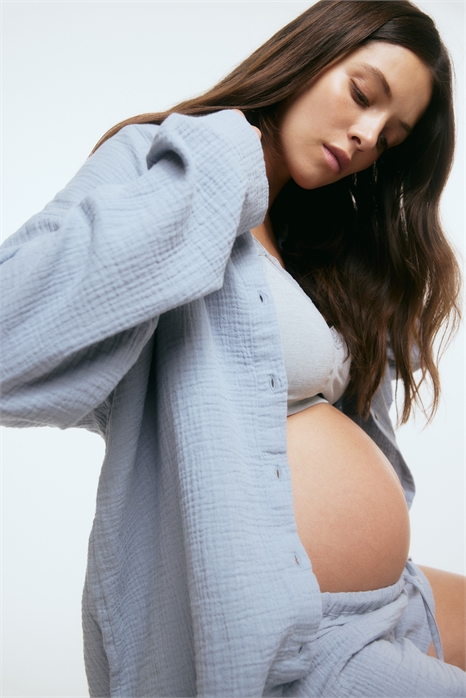 Муслиновая пижама MAMA Before & After 1255910004 - Фото 13814800