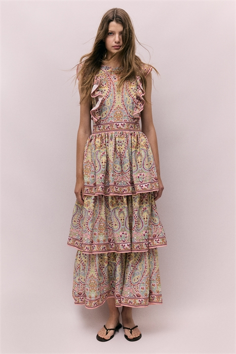 Платье с отделкой из оборок 1272806004 - Фото 13814974