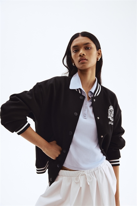 Бейсбольная куртка с узором 1276934005 - Фото 13815037