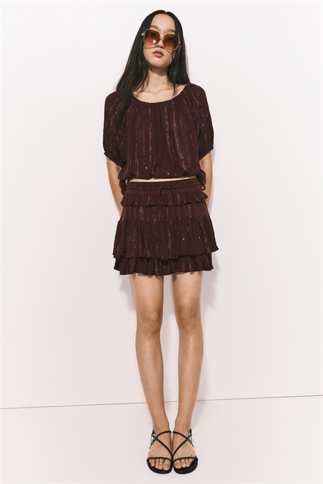 Мини-юбка с воланами 1291596002 - Фото 13815460