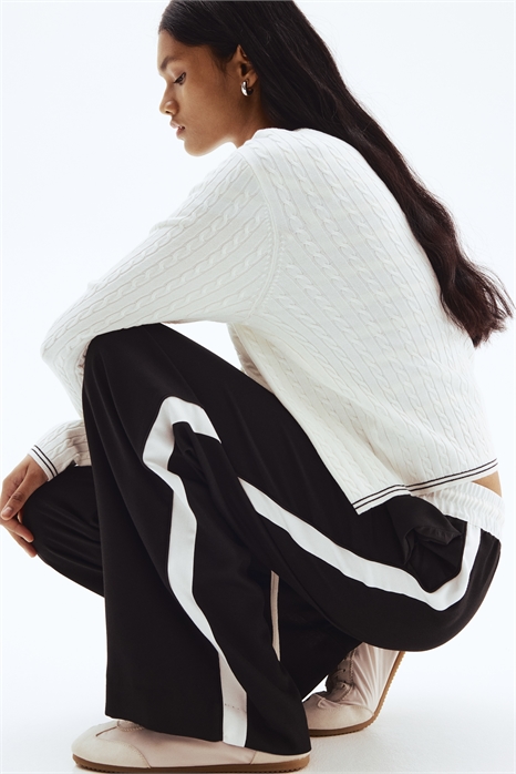 Широкие брюки с завязками 1292890005 - Фото 13815623