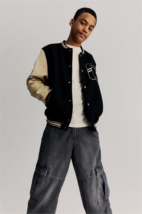 Джинсы карго с мешковатой посадкой 1293021001 - Фото 13815636