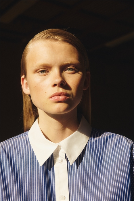 Рубашка из поплина в стиле оверсайз 1297196002 - Фото 13816304