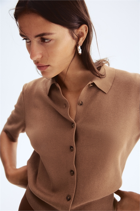 Кардиган с воротником 1297892003 - Фото 13816407