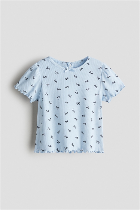 Топ из хлопка с принтом 1300258003 - Фото 13816612