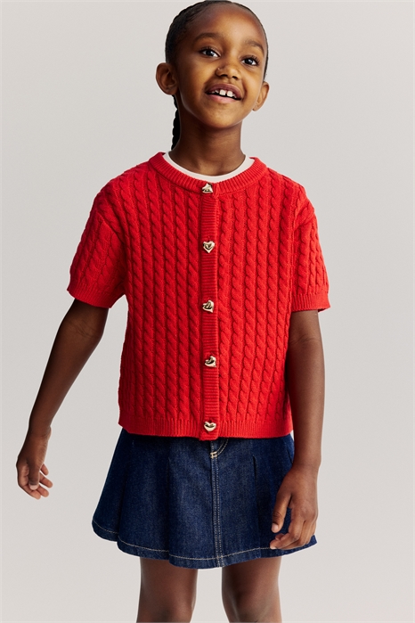 Кардиган трикотажный с узором 1302459003 - Фото 13816778