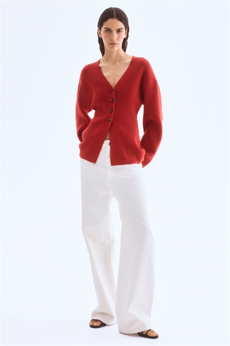 Кардиган из ребристого трикотажа 1307156001 - Фото 13816962