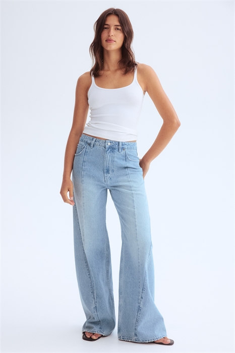 Джинсы с отделкой швов 1312660001 - Фото 13817154