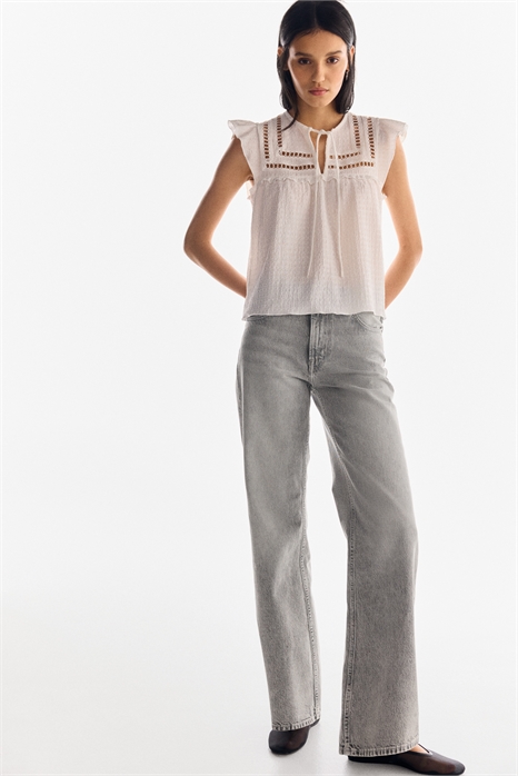 Широкие джинсы Wide High Jeans 0871889064 - Фото 13819168