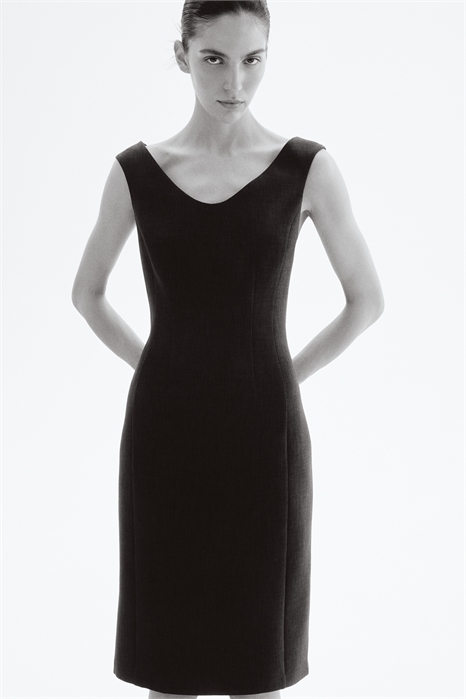 Платье-карандаш с вырезом на плечах 1308722001 - Фото 13823071