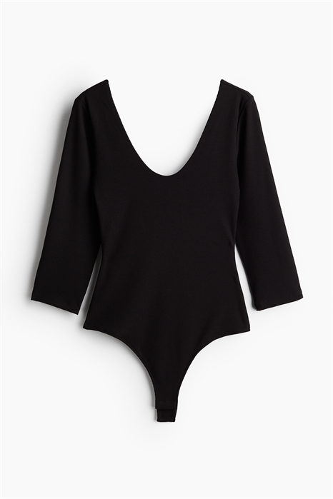 Ребристое боди стринги 1244523004 - Фото 13823748