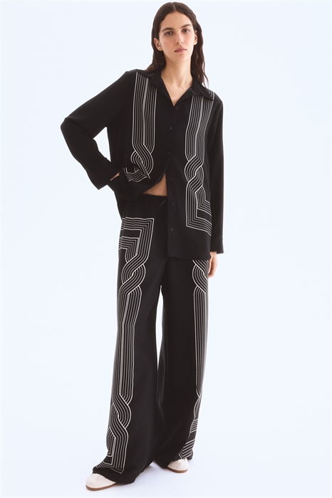 Брюки с принтом 1295011002 - Фото 13825942