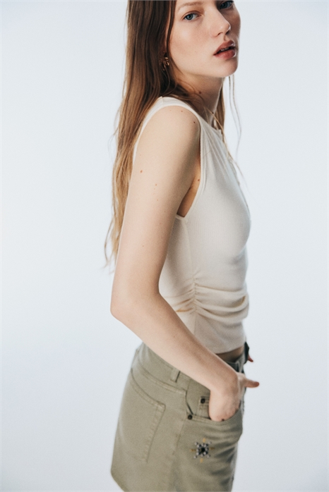 Майка с драпировкой 1296537003 - Фото 13826111