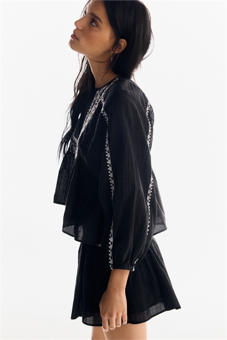 Блузка с вышивкой 1296544001 - Фото 13826116