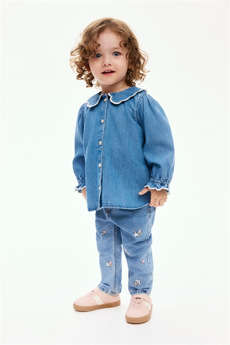 Джинсы с вышивкой 1268386006 - Фото 13828347