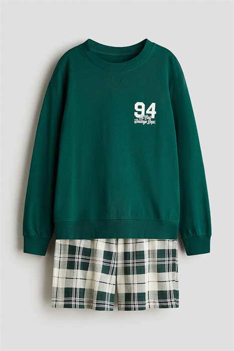 Пижама из хлопкового трикотажа 1288479001 - Фото 13828386