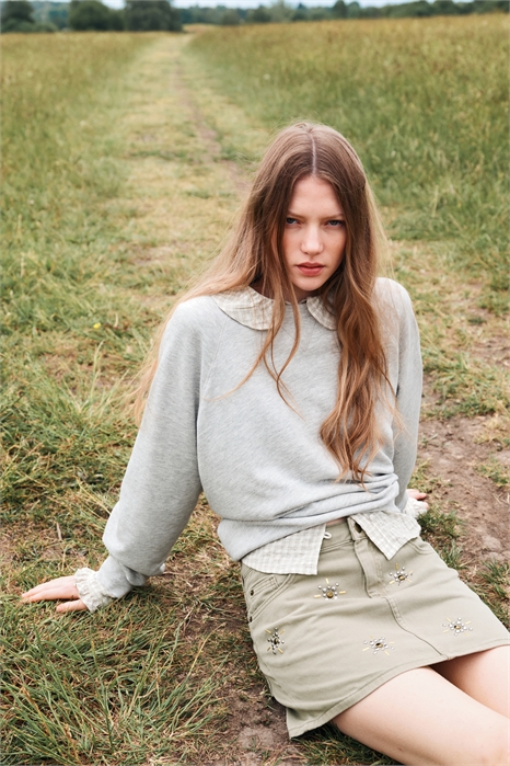 Джинсовая мини-юбка 1290603003 - Фото 13829922