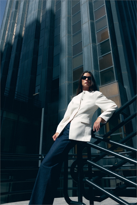 Блейзер без воротника 1290948001 - Фото 13829974