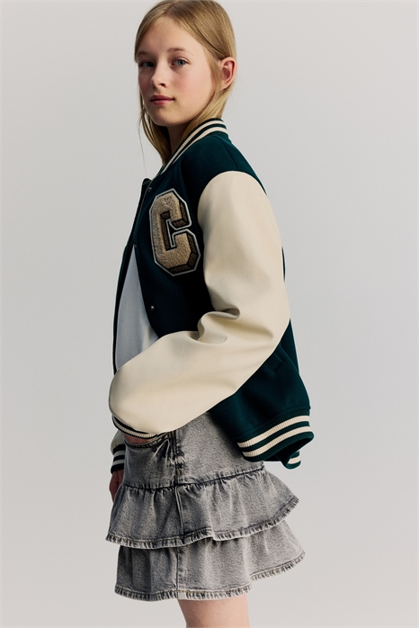 Джинсовая юбка с оборками 1303076002 - Фото 13830977