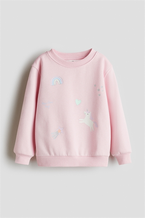 Толстовка с набивным рисунком и начесом внутри 1305880113 - Фото 13831088